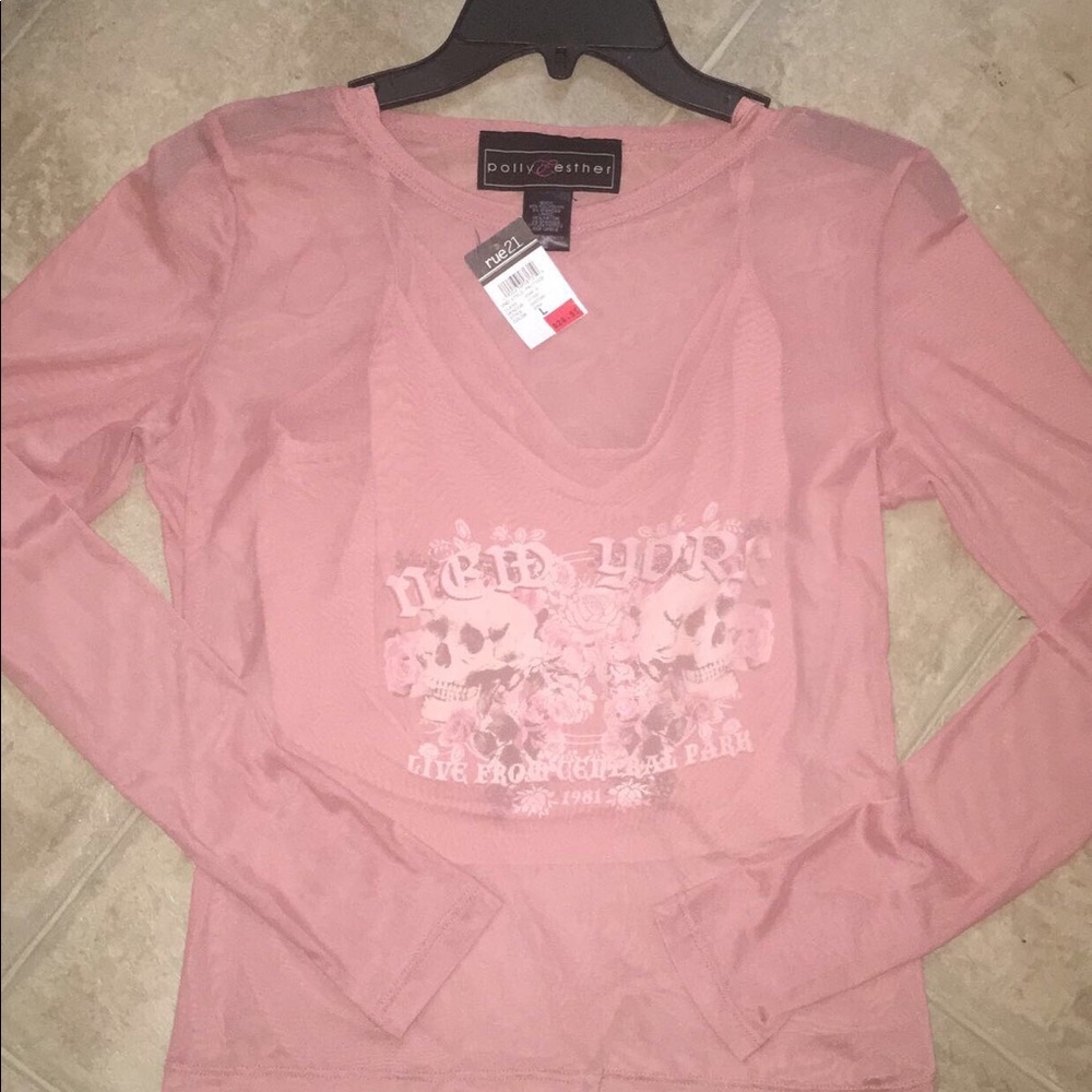 Trendy See through top!
